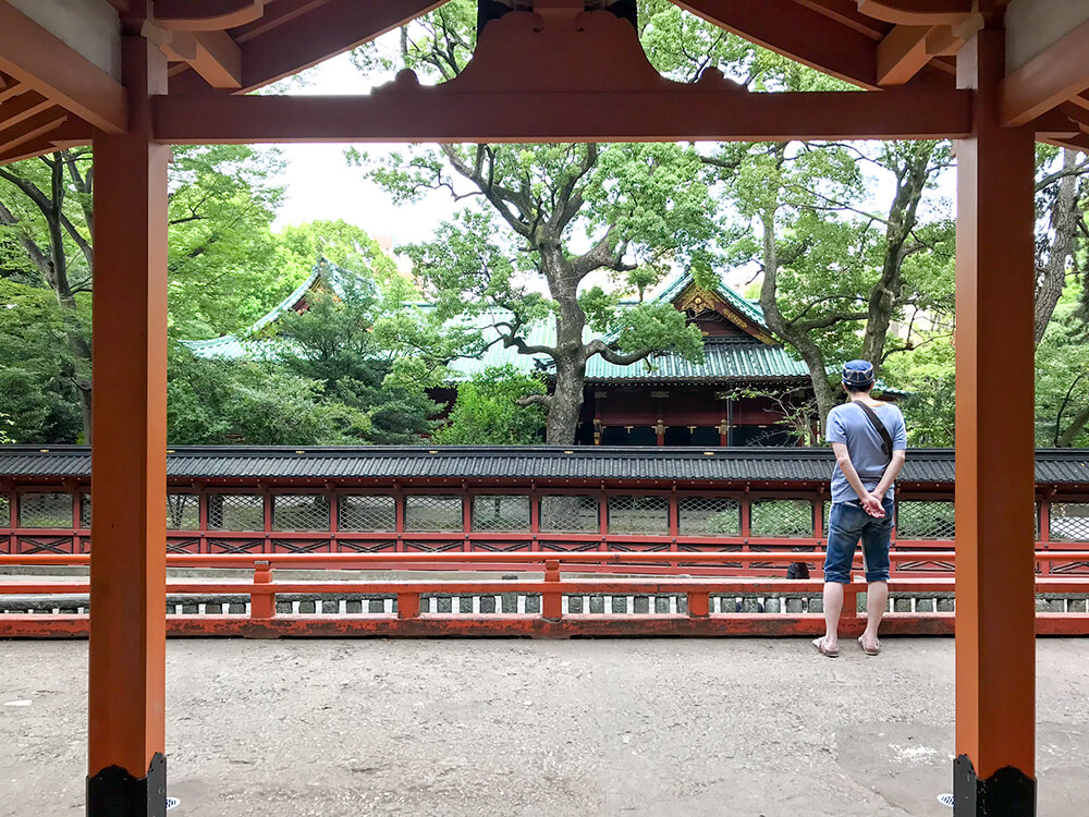 根津神社の風景